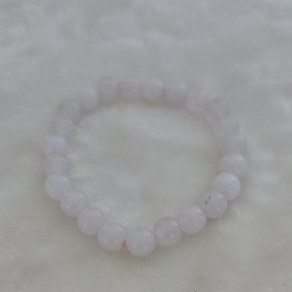 Rose Quartz Beaded Bracelet